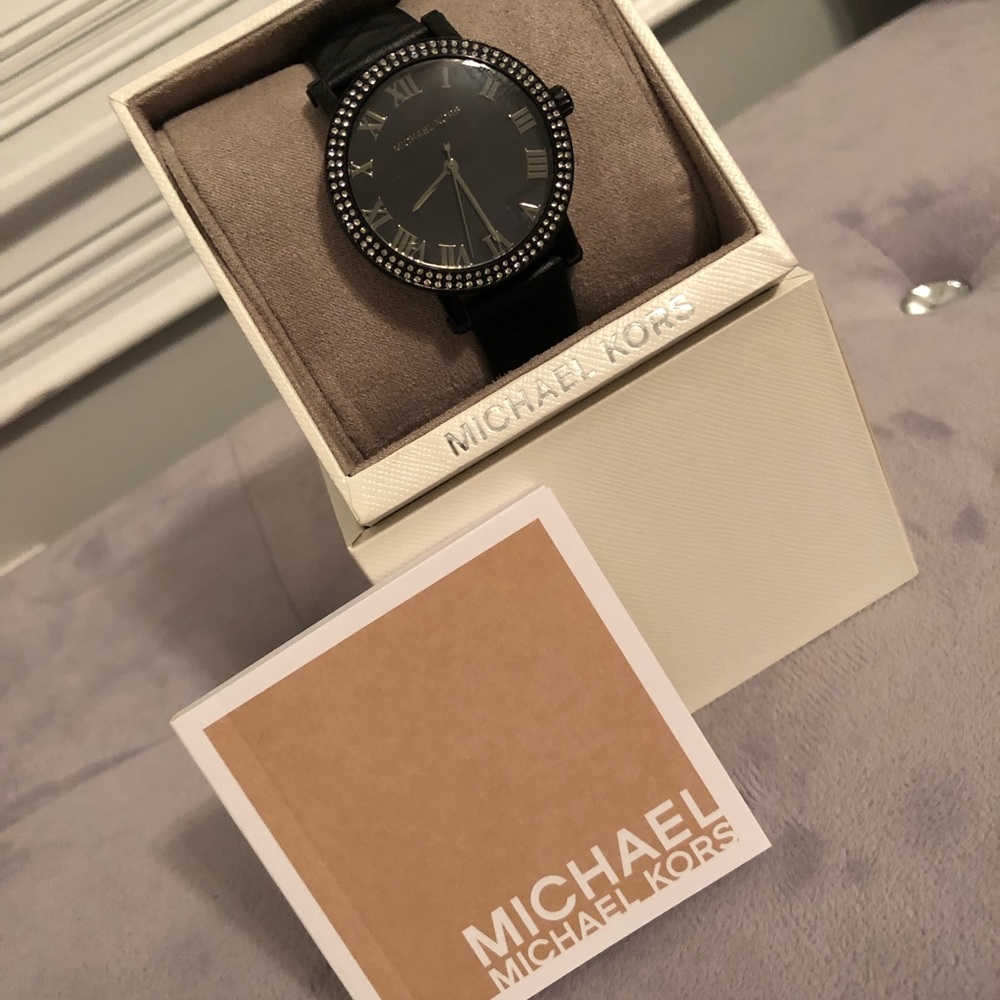 Michael Kors Leather Band Watch
